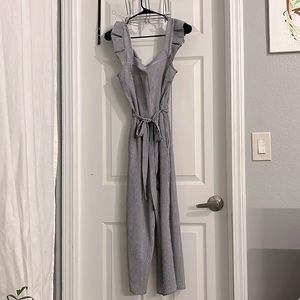 Blue and white, small, Monteau Jumpsuit